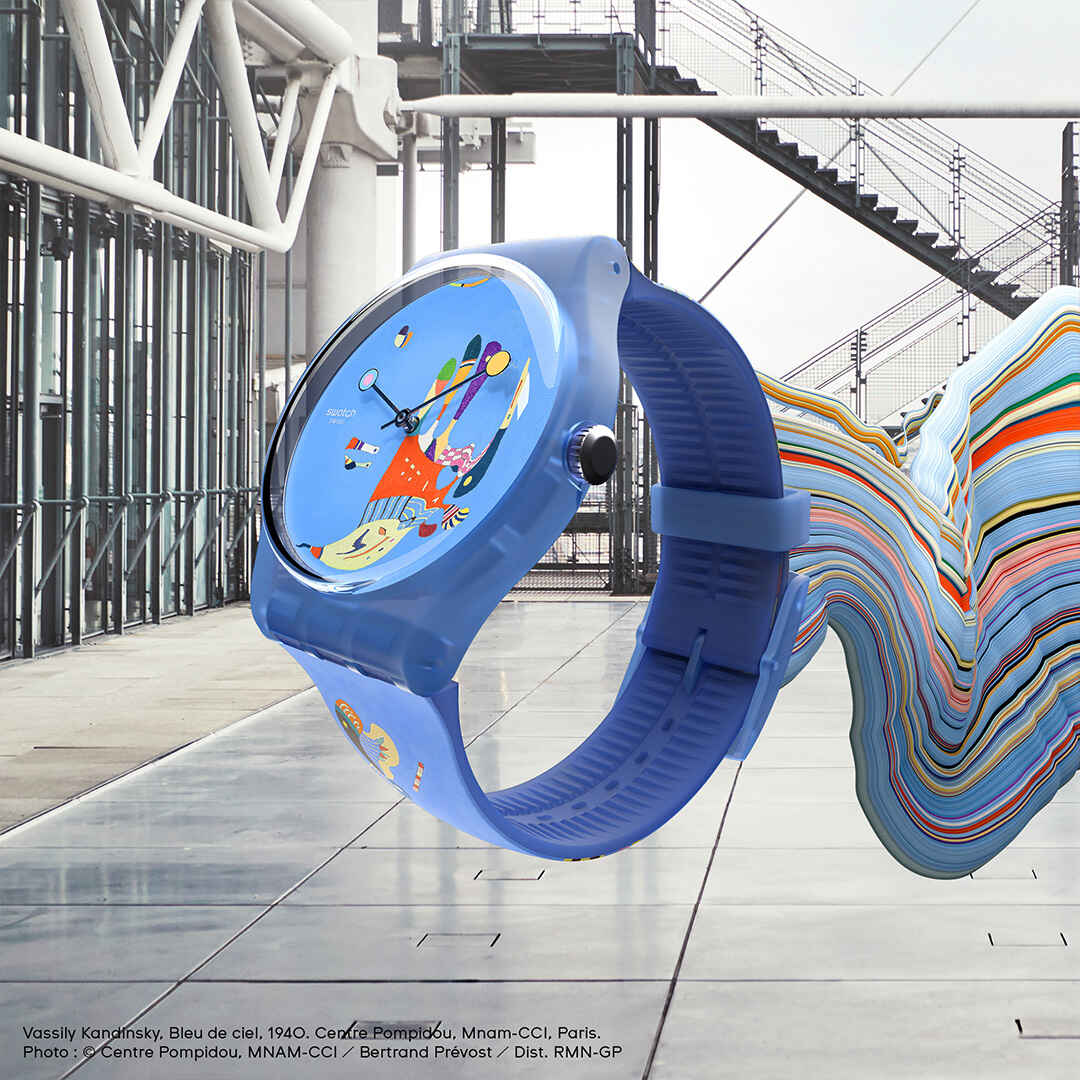 BLUE SKY, BY VASSILY KANDINSKY - SUOZ342 | Swatch® Official Online