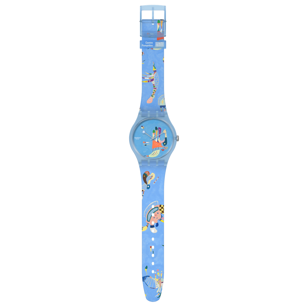 Swatch Reloj unisex SUSZ100 Originals con pantalla analógica de cuarzo  suizo azul, Azul, Cronógrafo