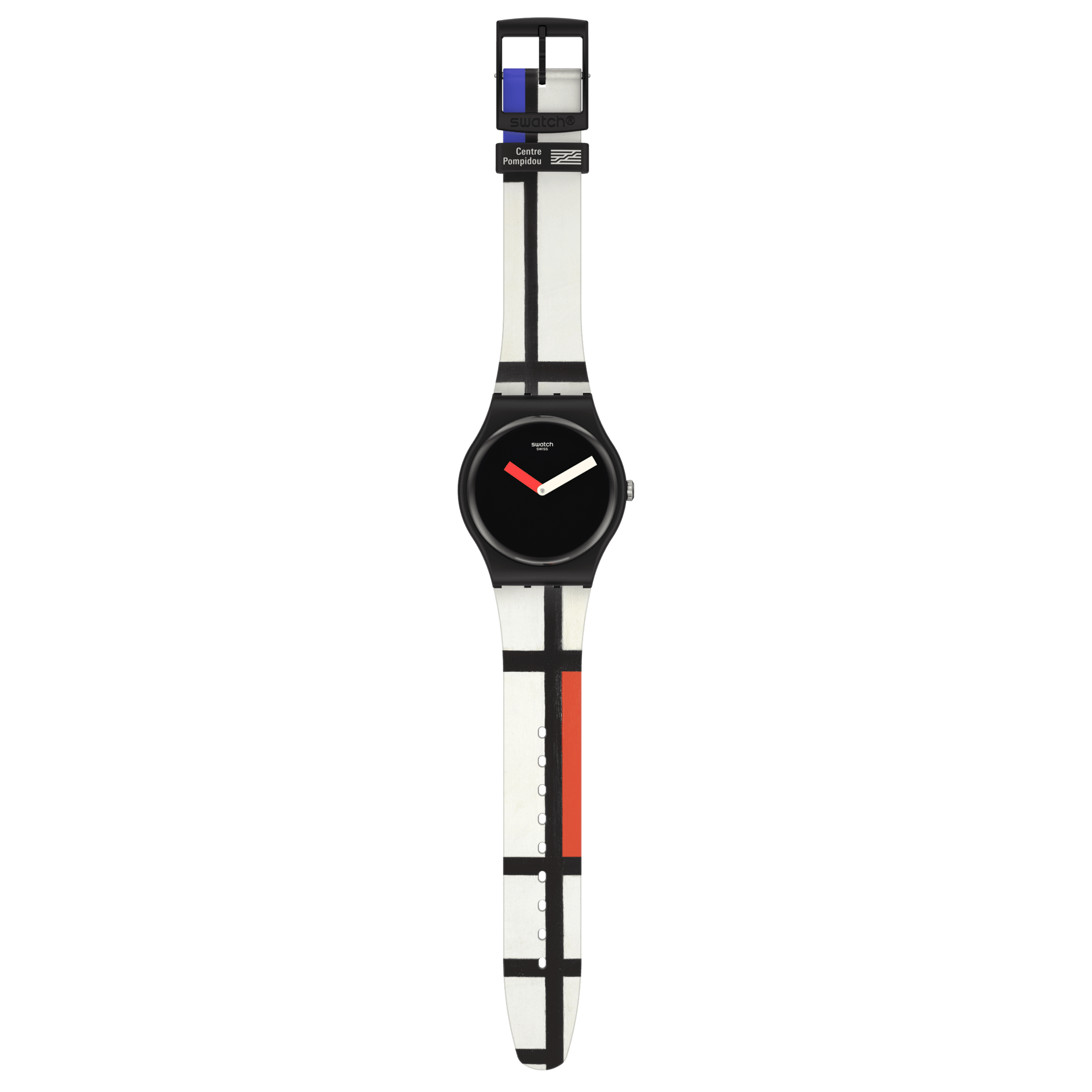 RED, BLUE AND WHITE, BY PIET MONDRIAN - SUOZ344 | Swatch® Official