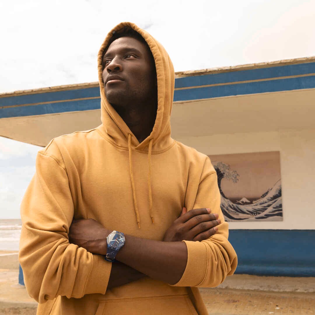 "THE GREAT WAVE BY HOKUSAI & ASTROLABE" Gallery Image #7