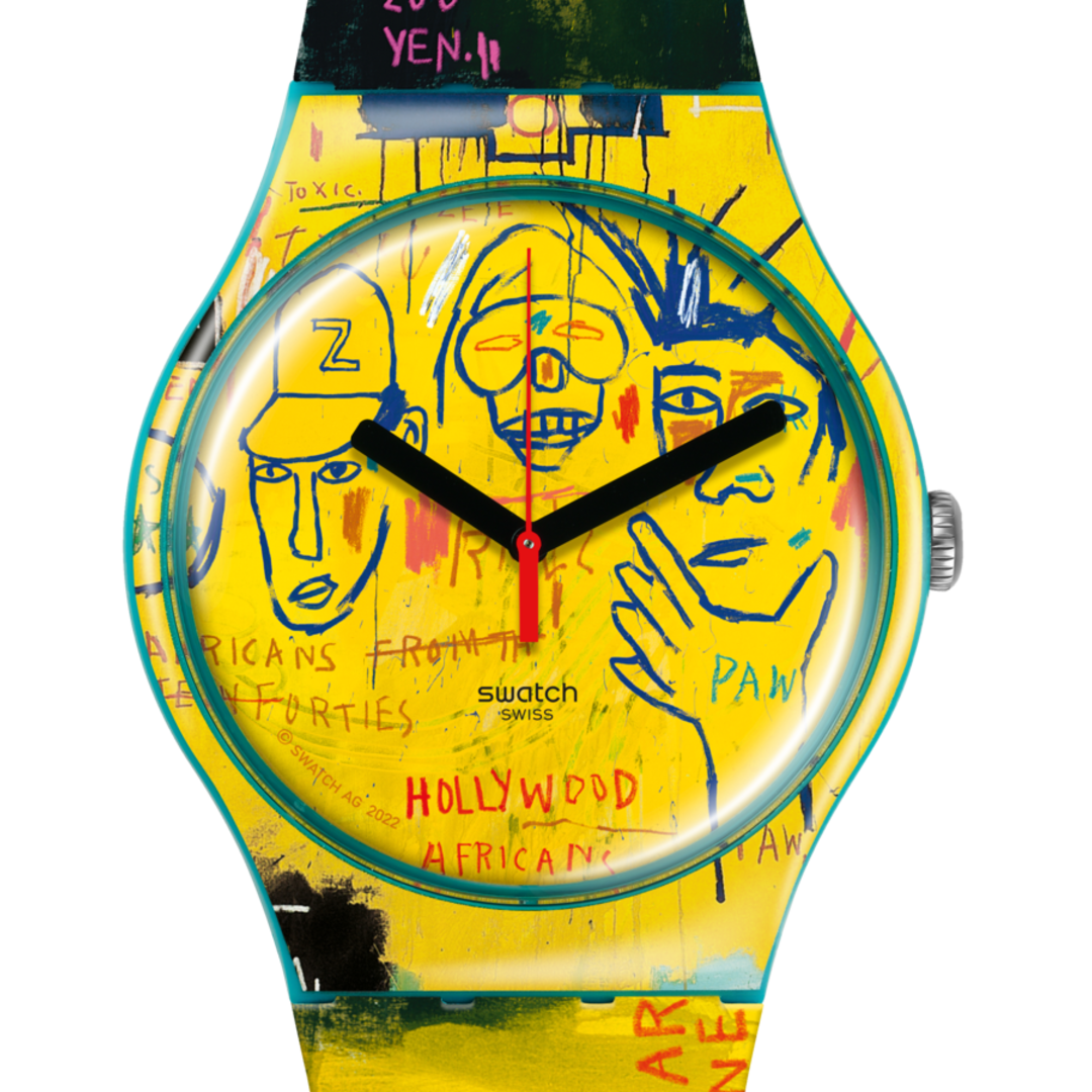 swatch×jean-michel basquiat バスキア 限定品 - 腕時計(アナログ)