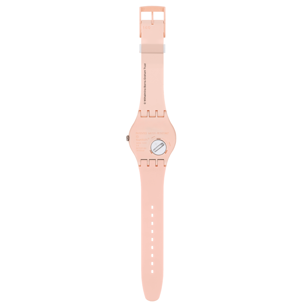 BARNS-GRAHAM'S ORANGE AND RED ON PINK - SUOZ362C | Swatch® 日本