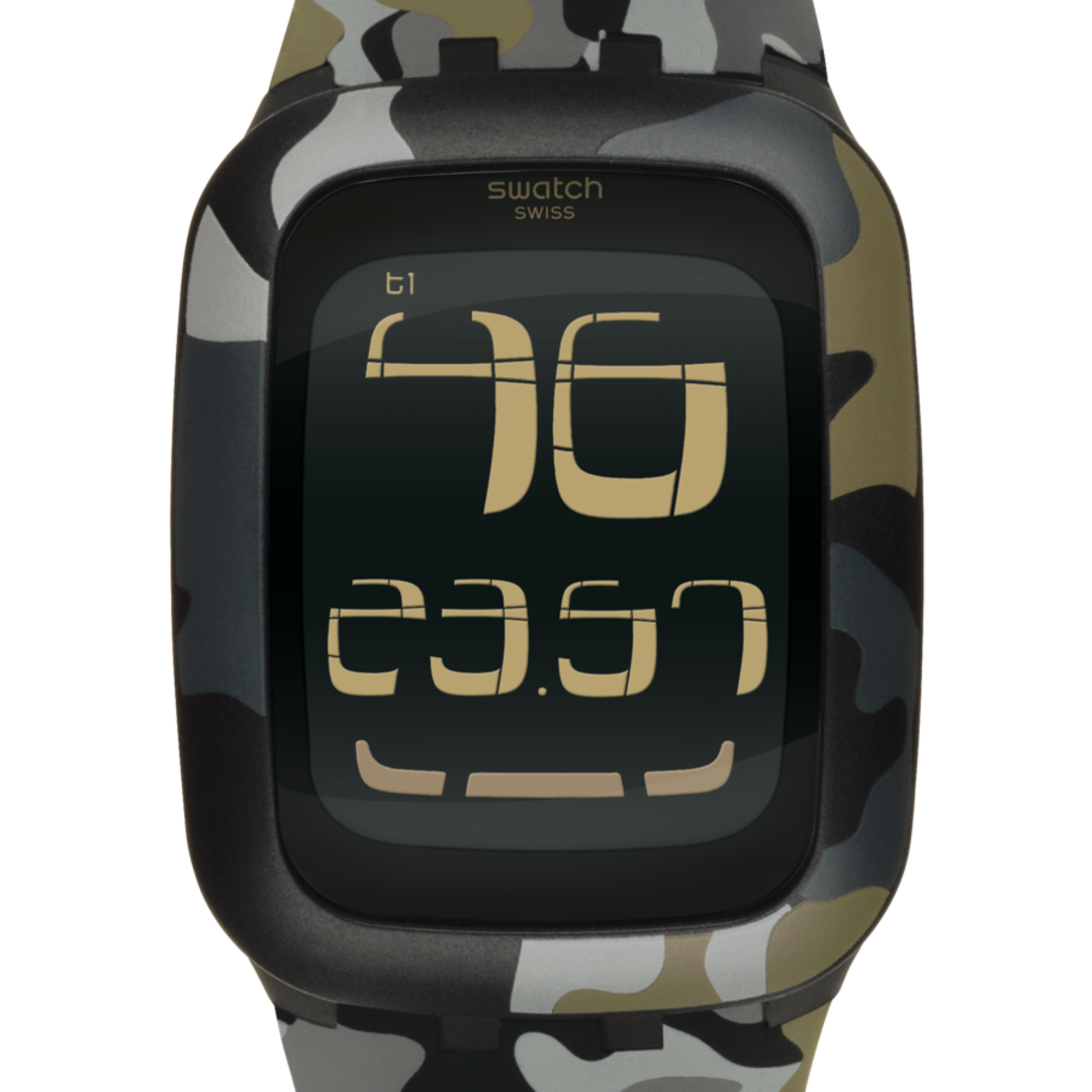 Swatch cheap digital watch