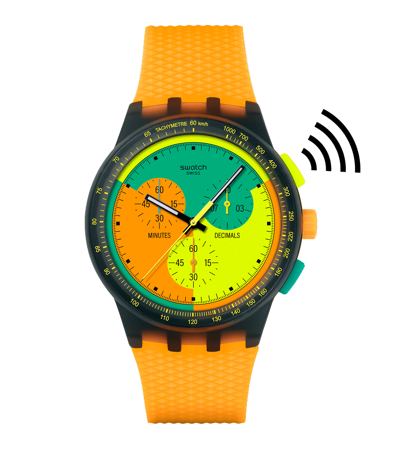 View of product SWATCH NEON SIGNAL FLAG PAY!
