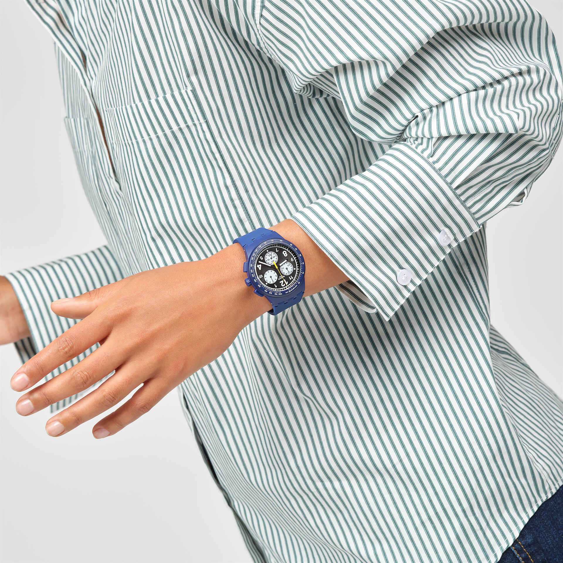 Reloj Hombre Swatch BOUNCING BLUE (Ø 47 mm) 