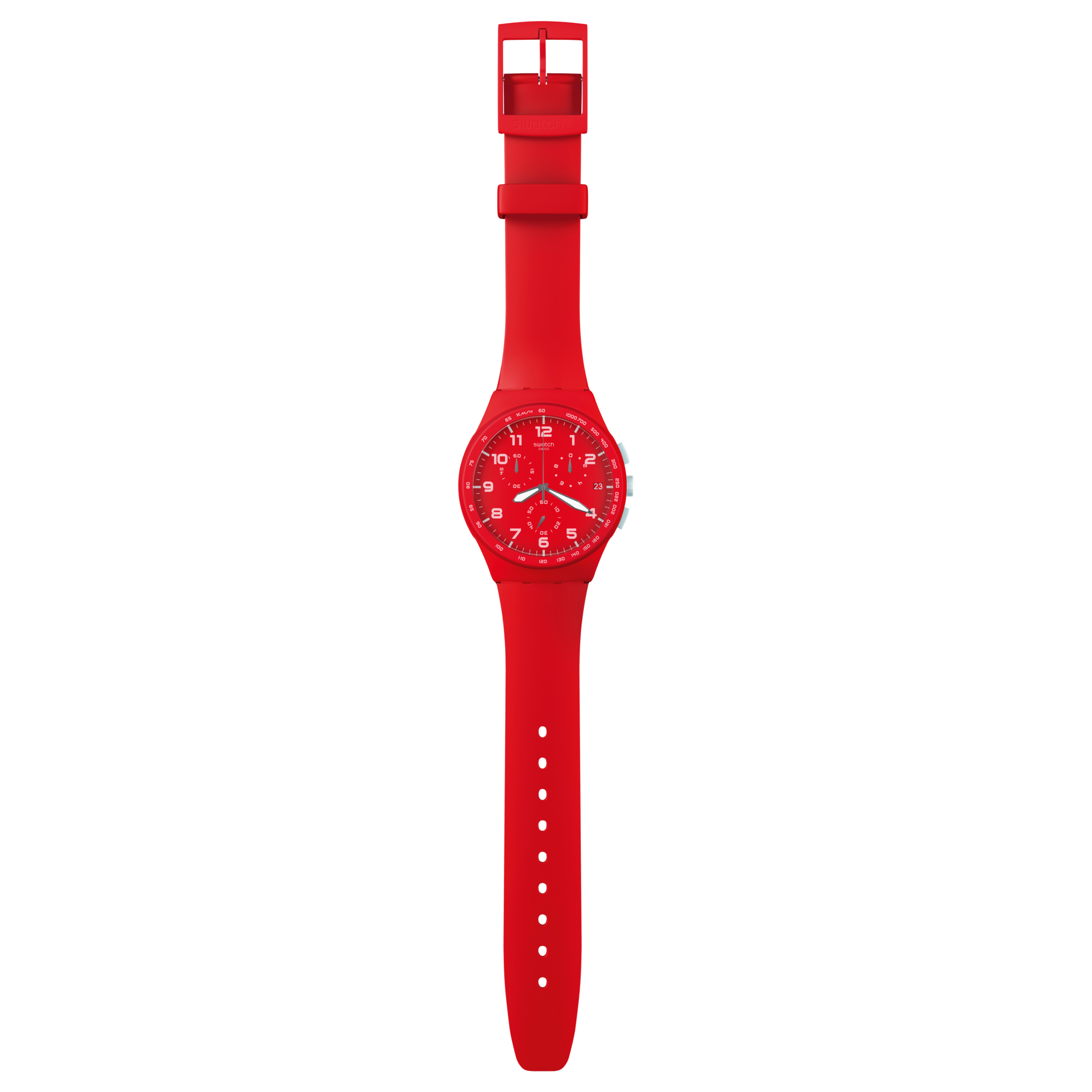 swatch swiss red shadow susr400 腕時計 - 腕時計(アナログ)