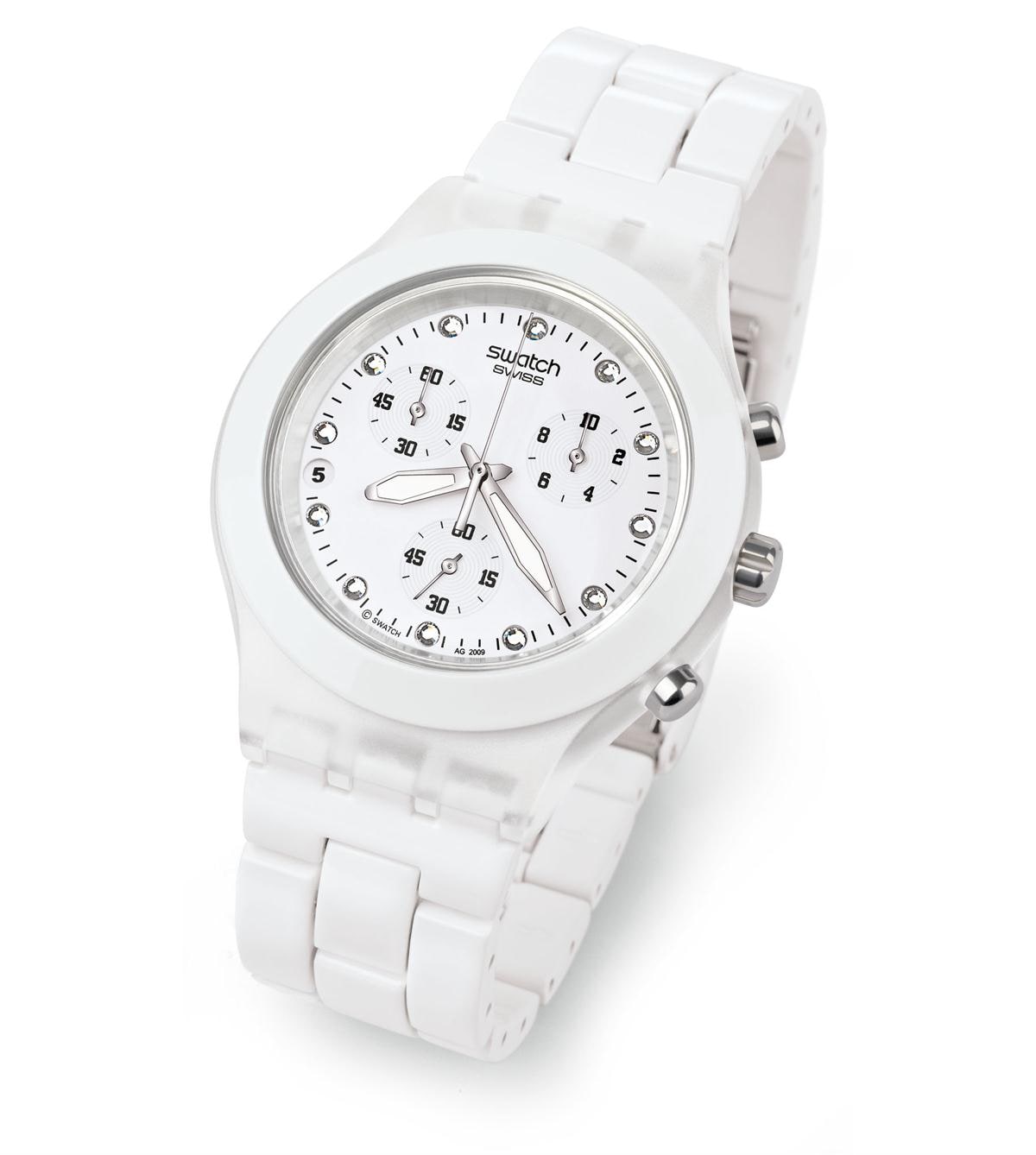 Часы Swatch женские Full blooded White