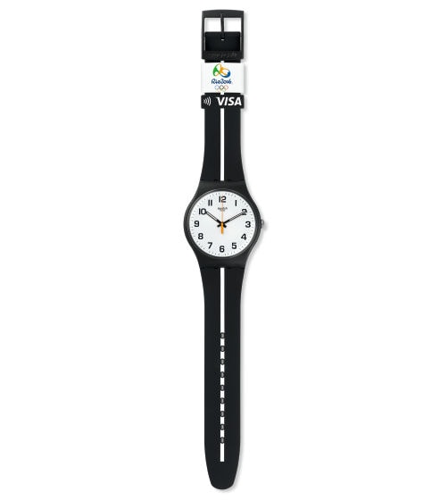 SWATCH BELLAMY WHITE LINE - SVIB101-1100