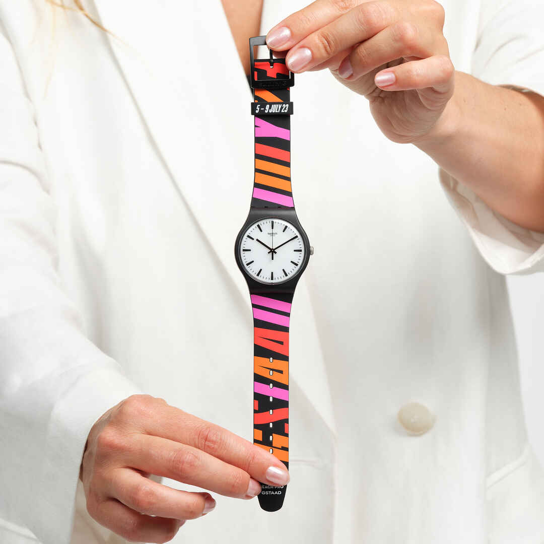 Swatch beach volleyball watch on sale