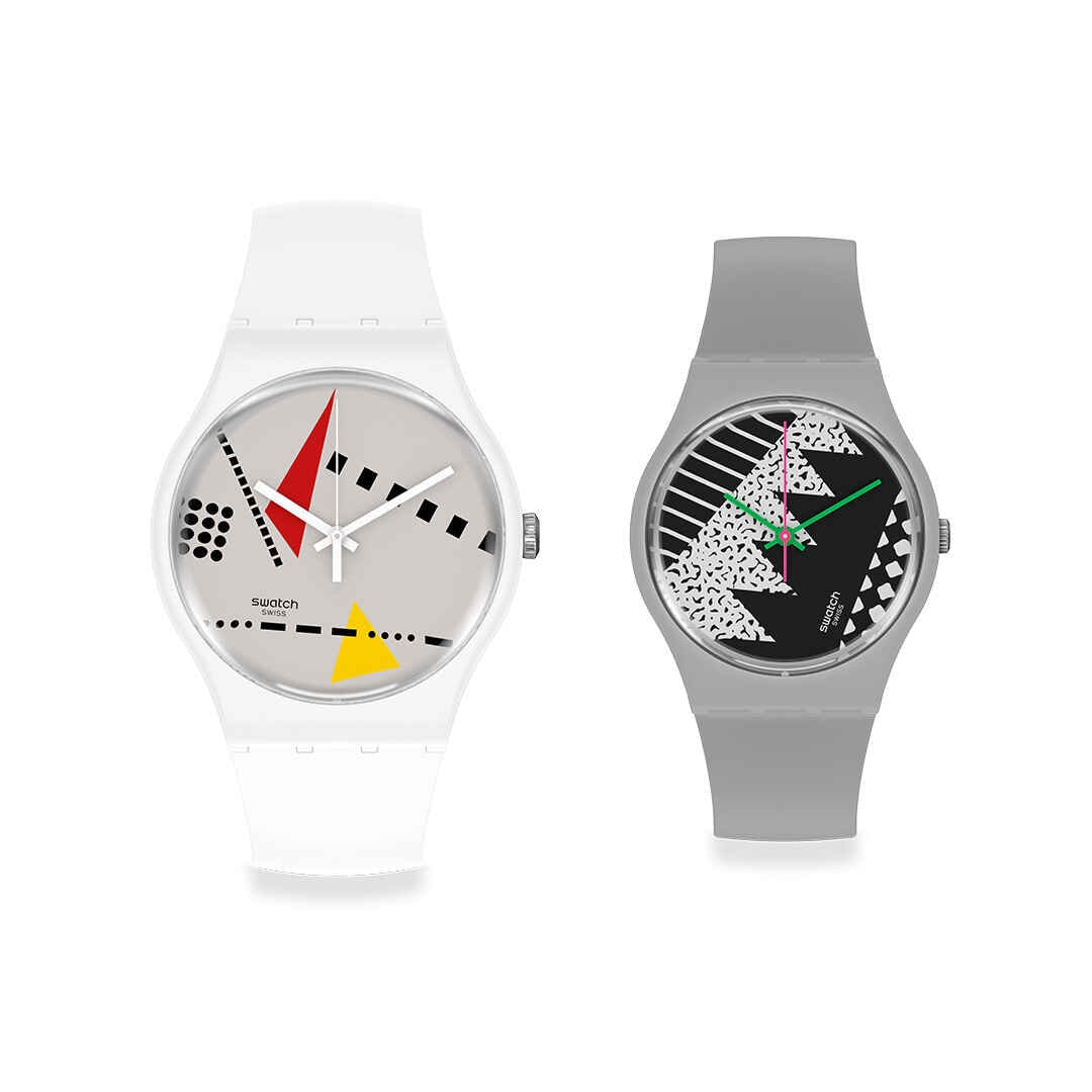 Swatch stainless steel on sale back