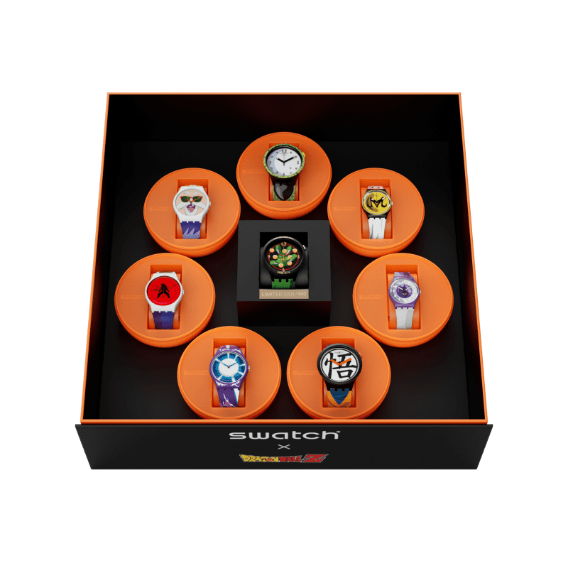 A nova coleção da Swatch é para todos os fãs do 'Dragon Ball Z