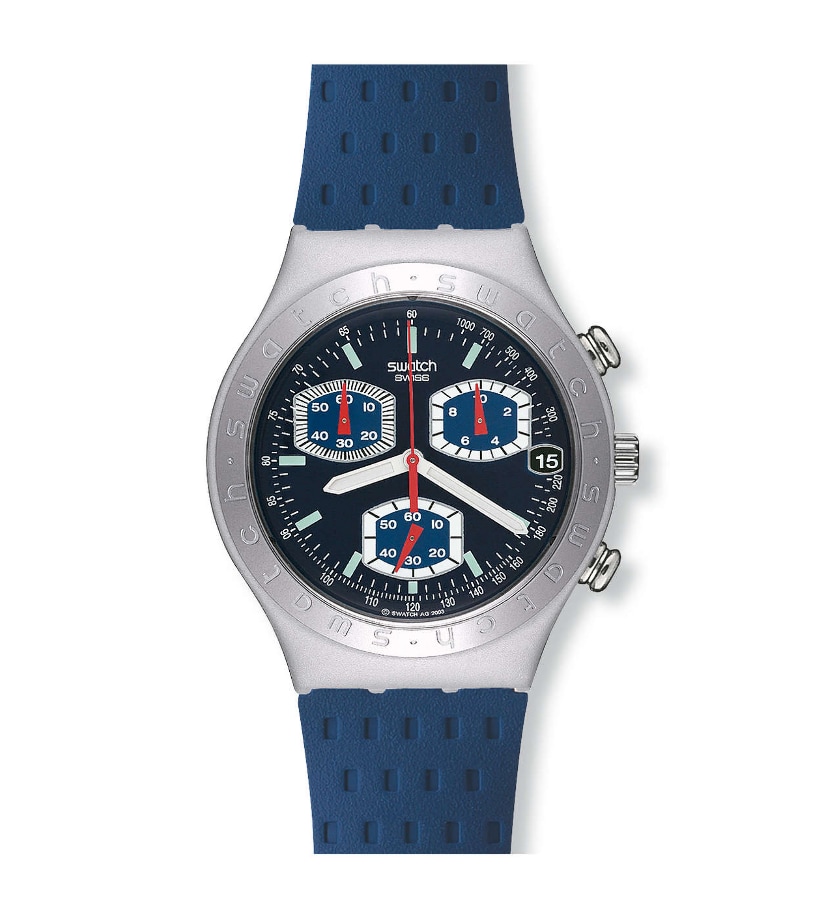 swatch watch rubber strap