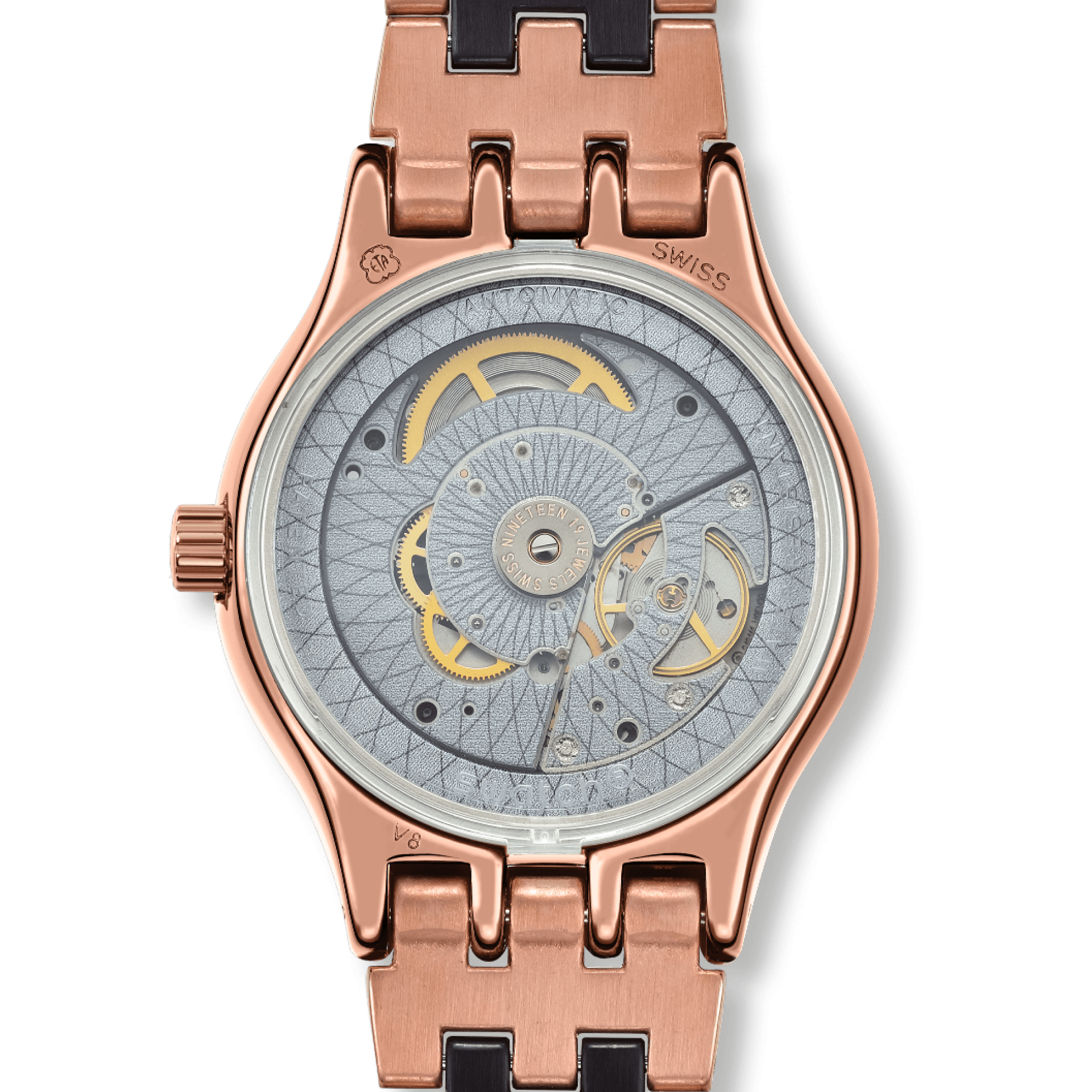 極美品 タグ付 スウォッチ SISTEM ROSEE YIG400 自動巻箱付 YIG400G - SISTEM DAFNE - Swatch® Japan