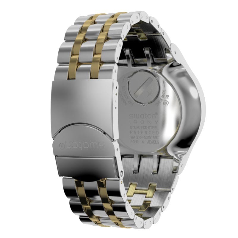 Swatch stainless steel best sale back