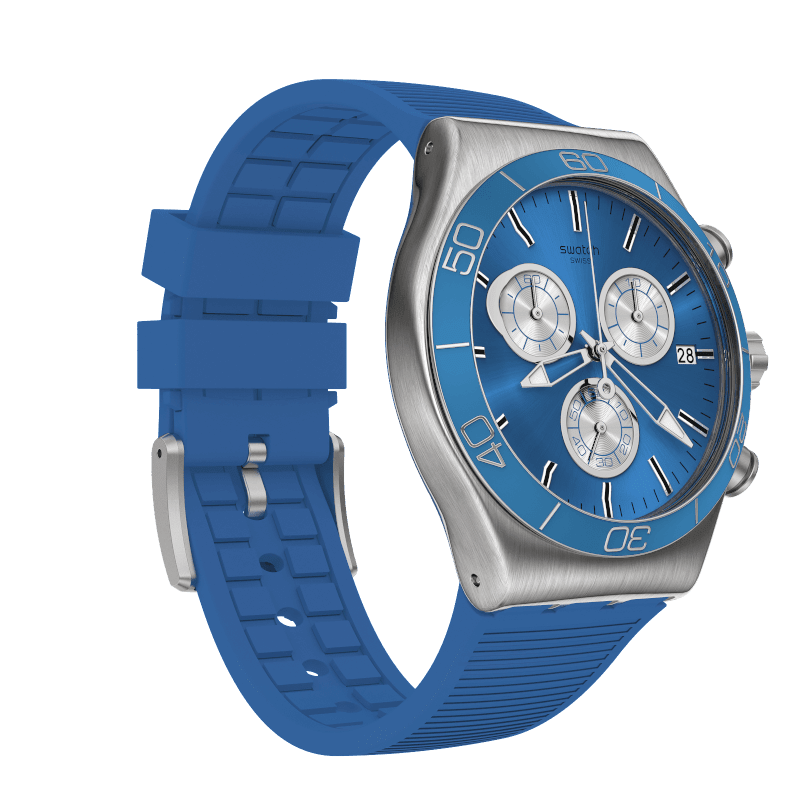 Swatch chrono clearance blue