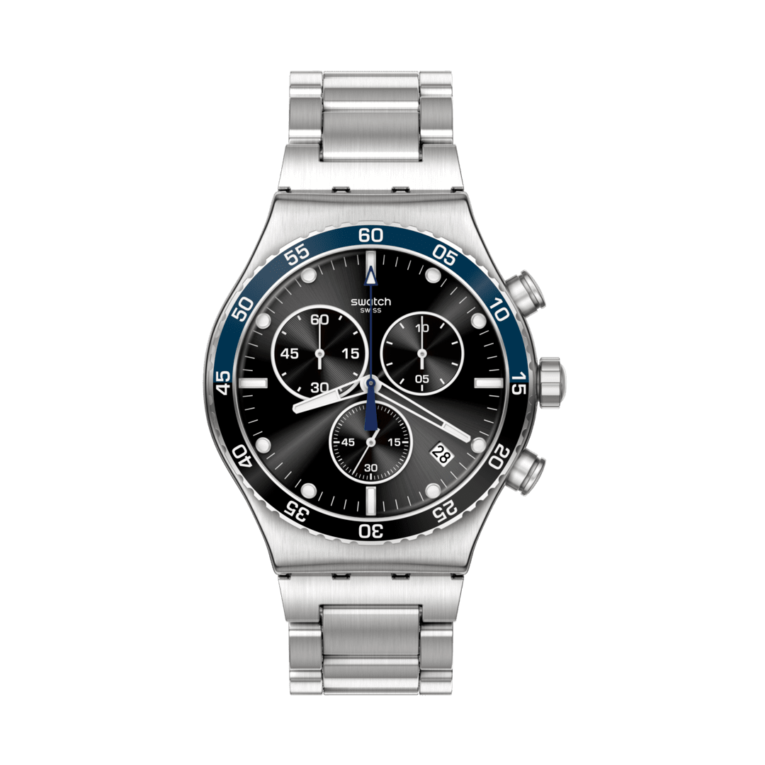 Swatch silver 2025 in blue