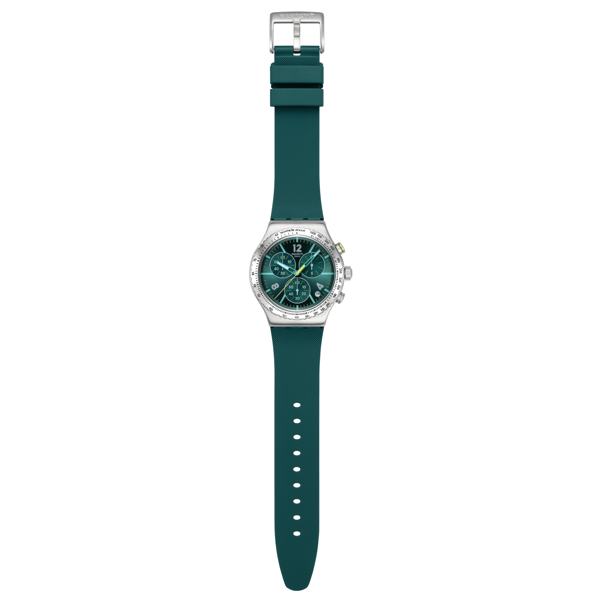 swatch 緑 腕時計 47mm GREENSHIFT GLOW - YVS535 | Swatch® United States