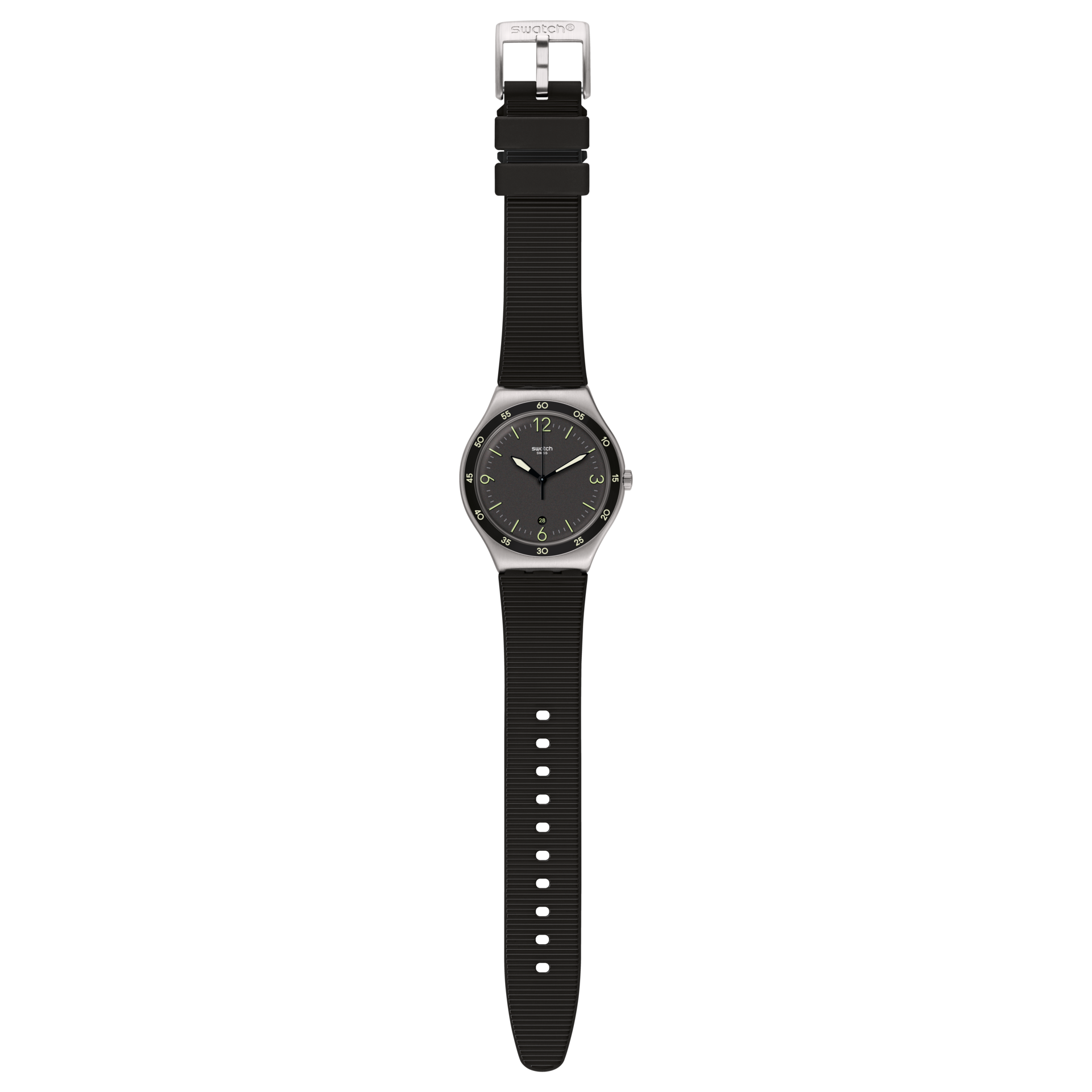 Reloj Swatch Hombre Yws454 Black Suit Big Classic