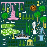 This is the Swatch canvas gardensversailles